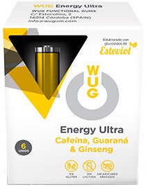 Wug Chicle Energetico 6 uds Wug Chicle Energetico 6 uds