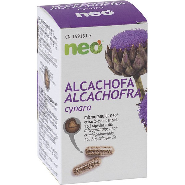 Neo - Extracto de Hojas de Alcachofa 200 mg - 45 Comprimidos - Mejora las Molestias Digestivas