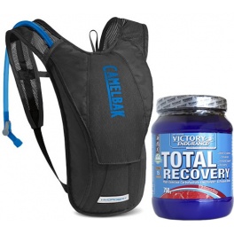 Pack Camelbak Mochila Hydrobak Negro-Azul Edicion Limitada+ Victory Endurance Total Recovery 750 gr Pack Camelbak Mochila Hydrobak Negro-Azul Edicion Limitada+ Victory Endurance Total Recovery 750 gr