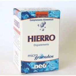 Neo - Hierro - 50 Cápsulas - Complemento Alimenticio a Base de Hierro y Oligoelementos - Ayuda al Mantenimiento de los Músculos