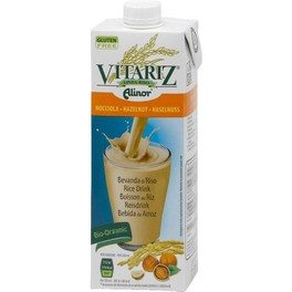 Vitariz Bebida Vegetal Arroz Avellanas Vitariz - Sin Gluten Sin Lactosa Bio -1L