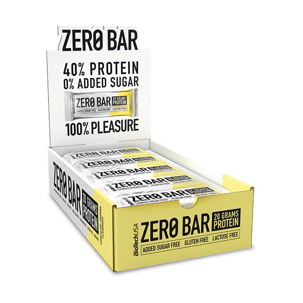 BiotechUSA Zero Bar 20 repen x 50 gr