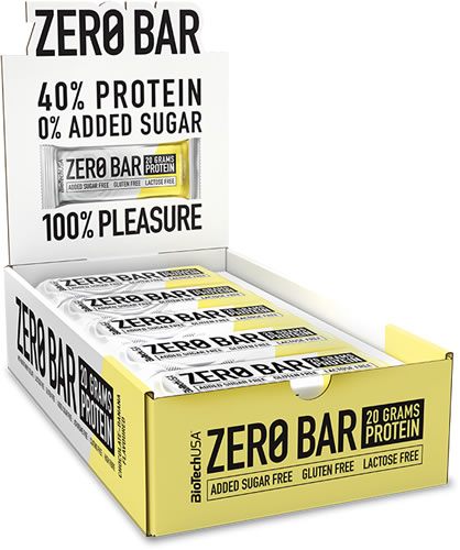 BiotechUSA Zero Bar 20 barritas x 50 gr BiotechUSA Zero Bar 20 barritas x 50 gr