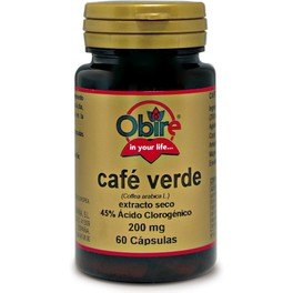 Obire Cafe Verde 200 Mg Ext Seco 60 Caps