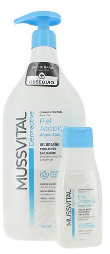 Mussvital Dermactive Gel de Baño Piel Atopica 750 ml + Gel de Baño Piel Atopica 100 ml Mussvital Dermactive Gel de Baño Piel Atopica 750 ml + Gel de Baño Piel Atopica 100 ml