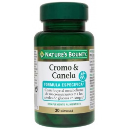 Nature´s Bounty Cromo & Canela 30 caps Nature´s Bounty Cromo & Canela 30 caps