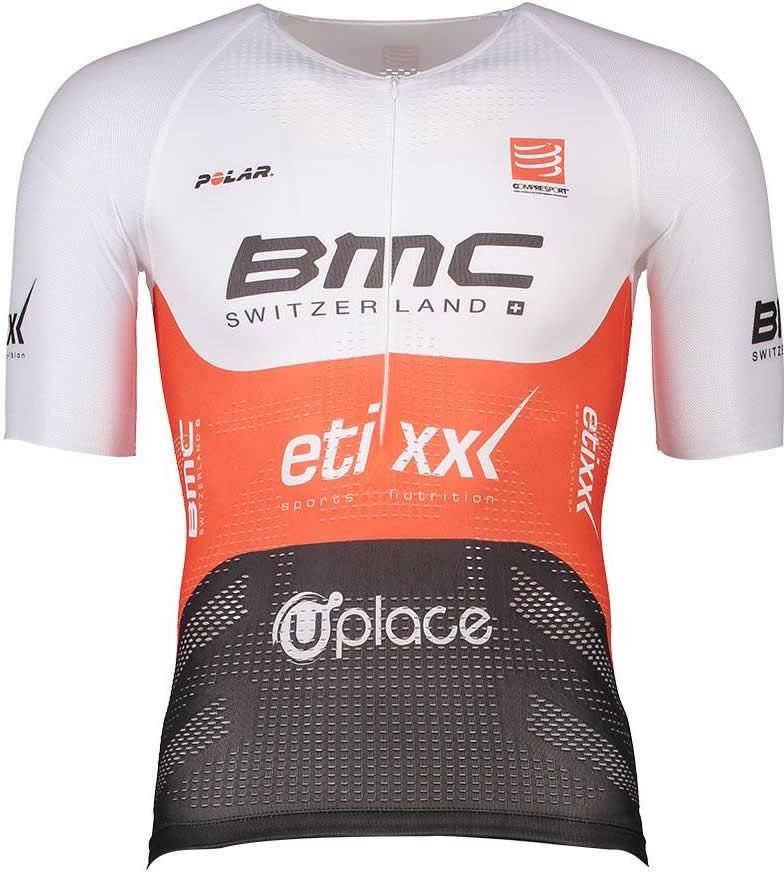 Compressport Camiseta Triatlón TR3 Aero Top Blanca Ed. BMC ETIXX Compressport Camiseta Triatlón TR3 Aero Top Blanca Ed. BMC ETIXX