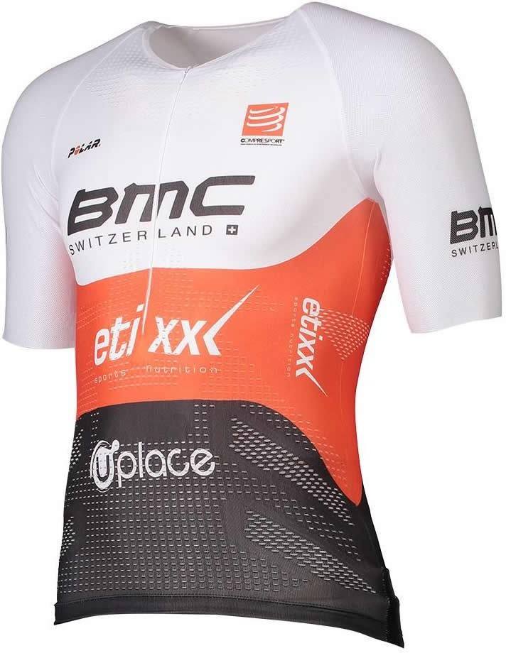 Compressport Camiseta Triatlón TR3 Aero Top Blanca Ed. BMC ETIXX Compressport Camiseta Triatlón TR3 Aero Top Blanca Ed. BMC ETIXX