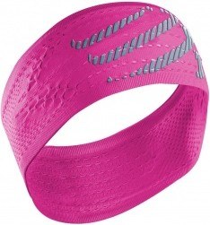 Compressport Cinta Headband ON/OFF Fluo Rosa Compressport Cinta Headband ON/OFF Fluo Rosa