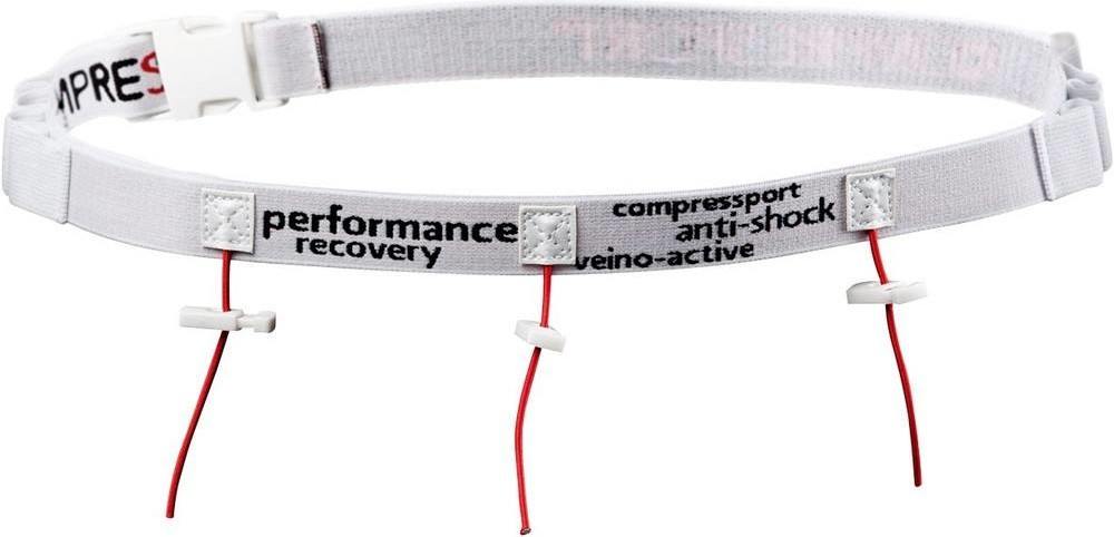 Compressport Cinturón de Carrera Race Belt Blanco Compressport Cinturón de Carrera Race Belt Blanco