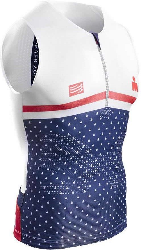 Compressport Tank Top TR3 Ironman 2017 Azul Compressport Tank Top TR3 Ironman 2017 Azul