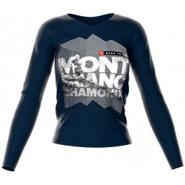 Compressport Training Tshirt LS Camiseta Manga Larga Mujer Mont Blanc 2018 Azul Compressport Training Tshirt LS Camiseta Manga Larga Mujer Mont Blanc 2018 Azul