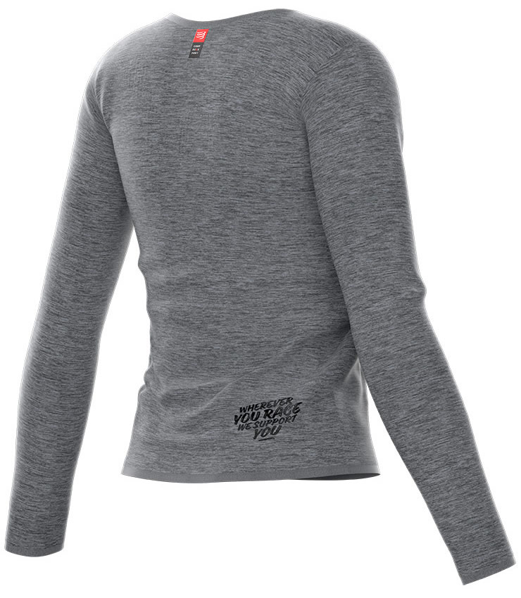 Compressport Training Tshirt LS Camiseta Manga Larga Mujer Mont Blanc 2018 Gris Compressport Training Tshirt LS Camiseta Manga Larga Mujer Mont Blanc 2018 Gris