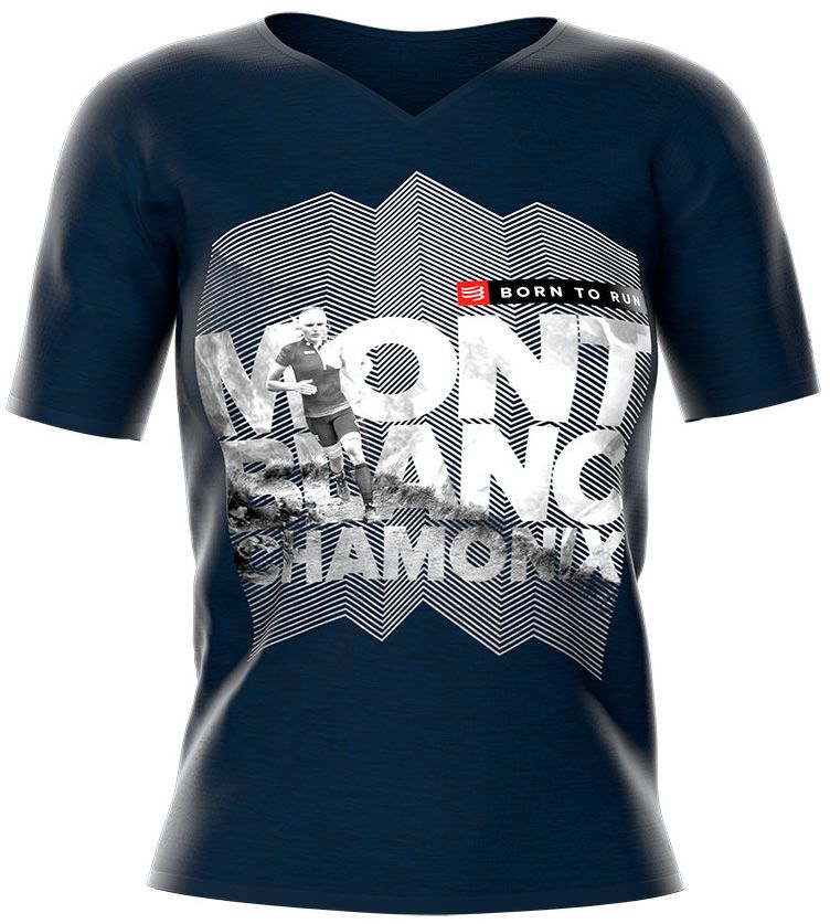 Compressport Training Tshirt SS Camiseta Manga Corta Mujer Mont Blanc 2018 Azul Compressport Training Tshirt SS Camiseta Manga Corta Mujer Mont Blanc 2018 Azul