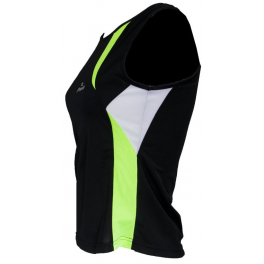 Rogelli Camiseta Mujer sin Mangas Alton Negro - Fluor Rogelli Camiseta Mujer sin Mangas Alton Negro - Fluor