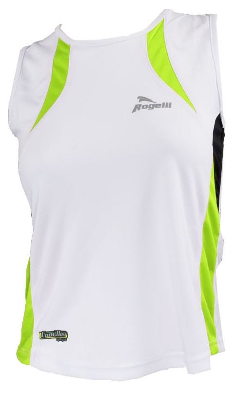 Rogelli Camiseta Mujer sin Mangas Alton Blanco - Fluor Rogelli Camiseta Mujer sin Mangas Alton Blanco - Fluor
