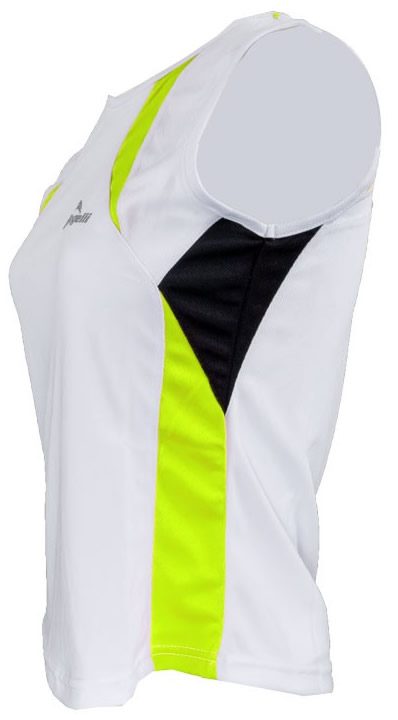 Rogelli Camiseta Mujer sin Mangas Alton Blanco - Fluor Rogelli Camiseta Mujer sin Mangas Alton Blanco - Fluor