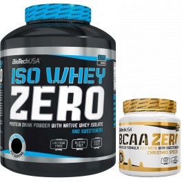 Pack BioTechUSA Iso Whey Zero 2270 gr + BCAA Flash Zero Especial Navidad 360 gr Pack BioTechUSA Iso Whey Zero 2270 gr + BCAA Flash Zero Especial Navidad 360 gr