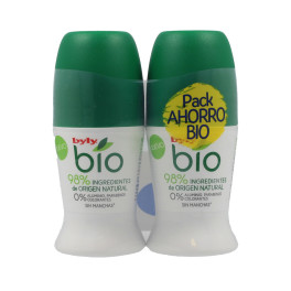 Byly Bio Natural 0%  Deodorant Roll-on Lote 2 Piezas Unisex