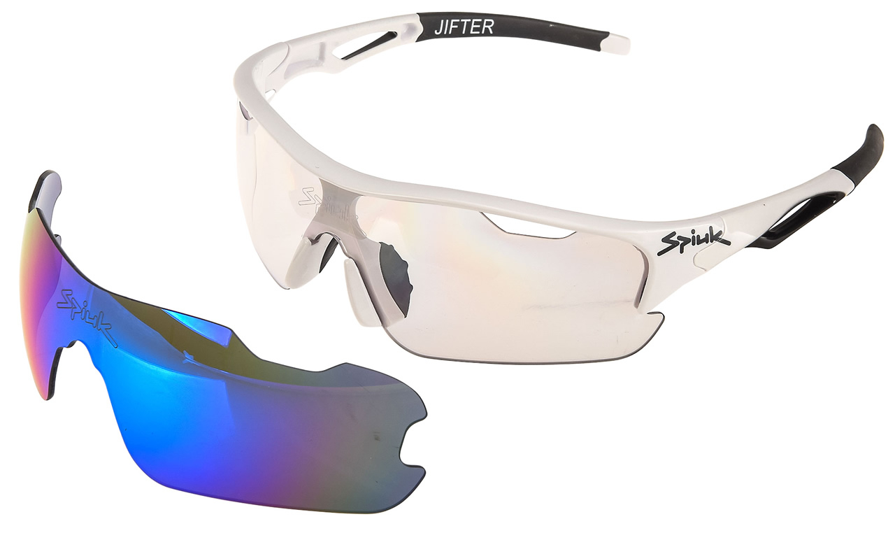 Spiuk Sportline Gafas Jifter Blanco - Negro Lente Lumiris II Spiuk Sportline Gafas Jifter Blanco - Negro Lente Lumiris II