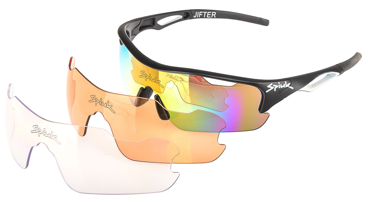 Spiuk Sportline Gafas Jifter Negro - Blanco Lente Espejo Naranja Spiuk Sportline Gafas Jifter Negro - Blanco Lente Espejo Naranja