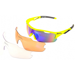 Spiuk Sportline Gafas Jifter Amarillo - Negro Lente Espejo Verde Spiuk Sportline Gafas Jifter Amarillo - Negro Lente Espejo Verde