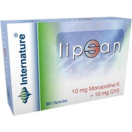 Internature Lipsan + Coenzima Q 10 30 Caps X 748 Mg