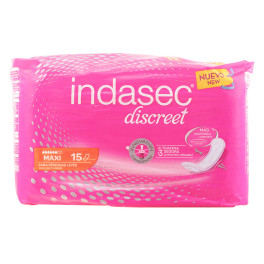 Indasec Discreet Compresa Incontinencia Maxi 15 Uds Mujer