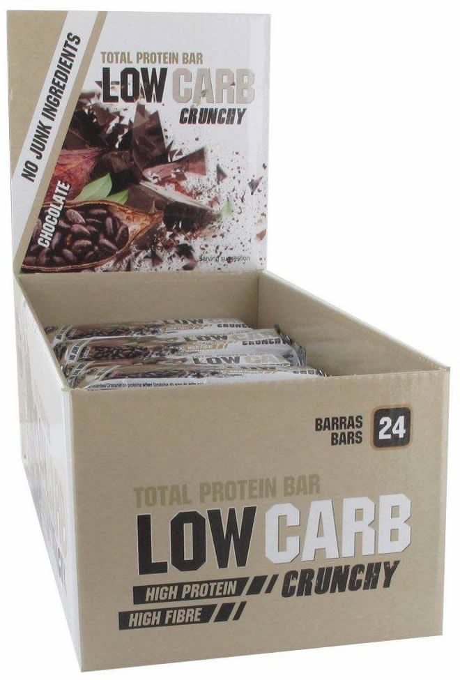 Gold Nutrition Total Protein Bar Low Carb Crunchy 24 barritas x 40 gr Gold Nutrition Total Protein Bar Low Carb Crunchy 24 barritas x 40 gr