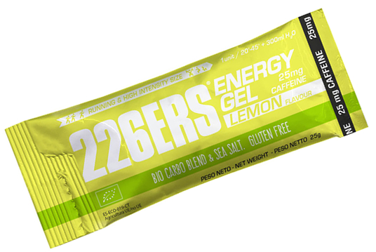 226ERS Energy Plus Gel BIO Limon con 25 mg de Cafeina en Stick - 1 gel x 25 gr 226ERS Energy Plus Gel BIO Limon con 25 mg de Cafeina en Stick - 1 gel x 25 gr