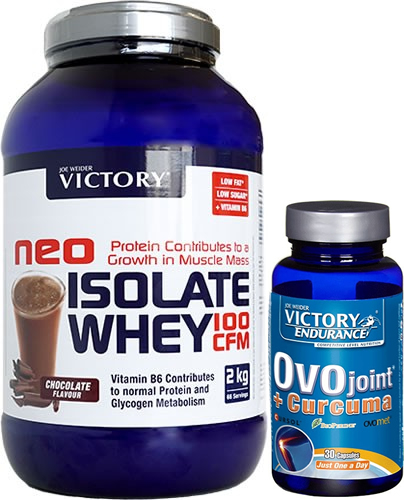 Pack Victory Neo Isolate Whey 100 CFM 2 Kg + Ovo Joint + Curcuma - cuidado Articulaciones 30 caps Pack Victory Neo Isolate Whey 100 CFM 2 Kg + Ovo Joint + Curcuma - cuidado Articulaciones 30 caps