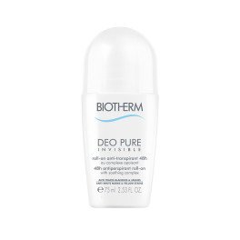 Biotherm Deodorant Pure Invisible Roll-on 75 Ml Unisex