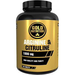 Gold Nutrition L-Arginina & Citrulina 1000 mg 100 comp Gold Nutrition L-Arginina & Citrulina 1000 mg 100 comp