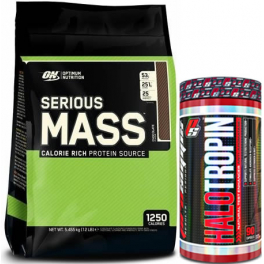 Pack Optimum Nutrition Serious Mass 12 Lbs (5,45 Kg) + ProSupps Halotropin - Regulador de Testosterona 90 caps Pack Optimum Nutrition Serious Mass 12 Lbs (5,45 Kg) + ProSupps Halotropin - Regulador de Testosterona 90 caps