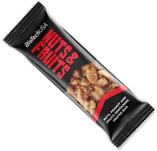BioTechUSA Nuts and Fruits 1 barrita x 40 gr BioTechUSA Nuts and Fruits 1 barrita x 40 gr