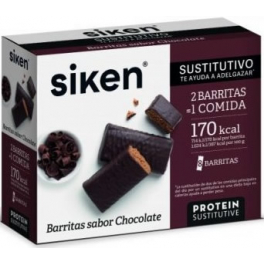 Siken Sustitutivo Barritas de Chocolate 8 barritas  x 40 gr