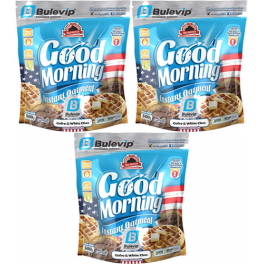 Pack Cad.30/08/19 Max Protein Harina de Avena - Instant Oatmeal Good Morning Edicion Limitada Bulevip 3 und x 500 gr Pack Cad.30/08/19 Max Protein Harina de Avena - Instant Oatmeal Good Morning Edicion Limitada Bulevip 3 und x 500 gr