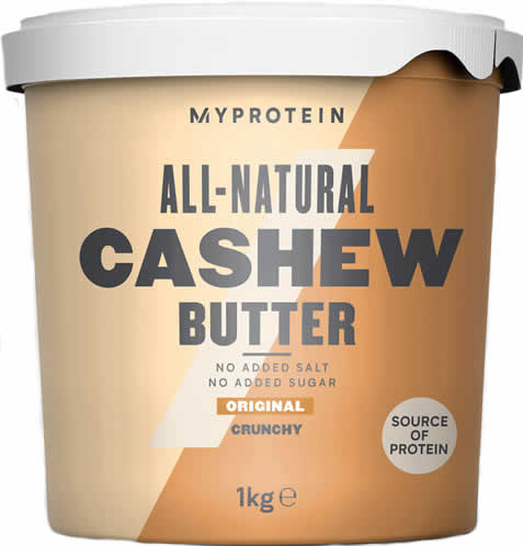 MyProtein Cashew Butter - Mantequilla de Anacardos 1 kg MyProtein Cashew Butter - Mantequilla de Anacardos 1 kg
