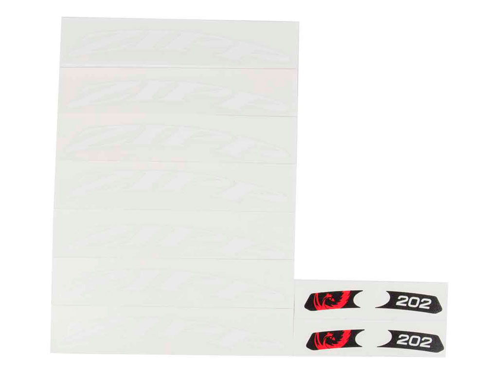 Zipp Rep Set Adhesivos 202 White ´14 Zipp Rep Set Adhesivos 202 White ´14