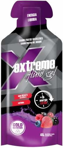 Gold Nutrition Extreme Fluid Gel con BCAAs y Cafeína 24 geles x 40 gr Gold Nutrition Extreme Fluid Gel con BCAAs y Cafeína 24 geles x 40 gr