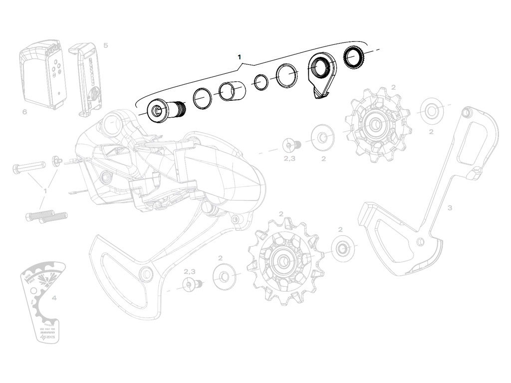 Sram Rec Tornillo Cambio X01 Eagle Axs Sram Rec Tornillo Cambio X01 Eagle Axs