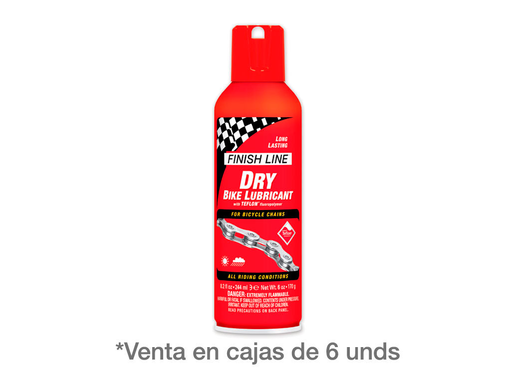 Finish Line Lubricante Seco de Cadena Teflon Aerosol 240 ml Finish Line Lubricante Seco de Cadena Teflon Aerosol 240 ml