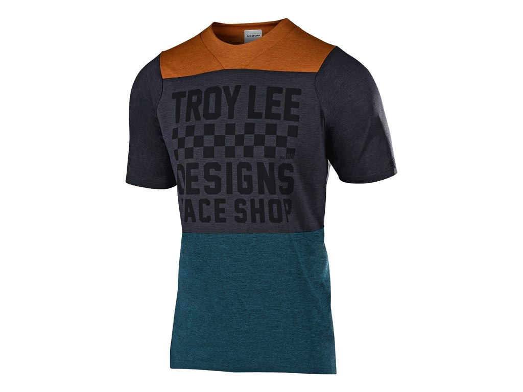 Troy Lee Designs Skyline S/s Air Jersey 2019 Checkers Htr Clay / Cadet M Troy Lee Designs Skyline S/s Air Jersey 2019 Checkers Htr Clay / Cadet M