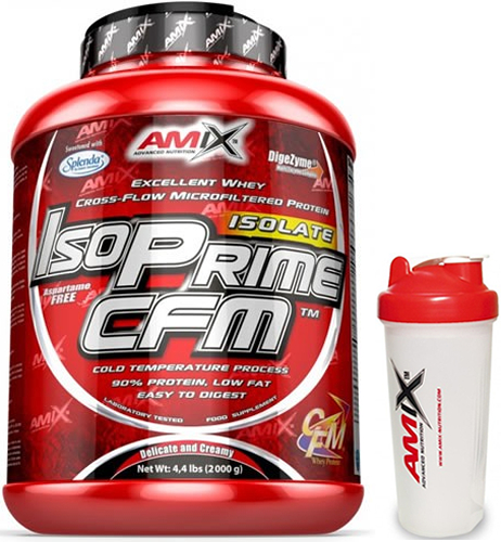 Pack Amix IsoPrime CFM Isolate 2 kg + Shaker Mezclador - 600 ml Pack Amix IsoPrime CFM Isolate 2 kg + Shaker Mezclador - 600 ml