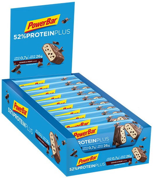 Cad.31/12/19 PowerBar Protein Plus 52% 20 barritas x 50 gr Cad.31/12/19 PowerBar Protein Plus 52% 20 barritas x 50 gr