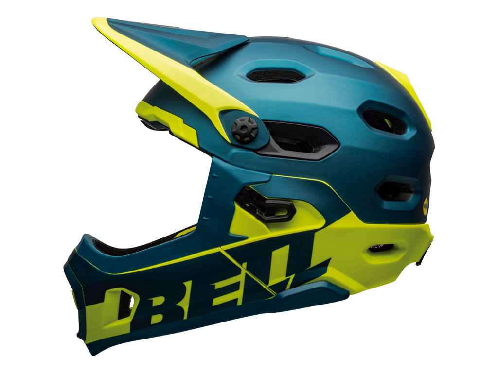 Bell Super Dh Mips 2020 Blue/hiviz M Bell Super Dh Mips 2020 Blue/hiviz M