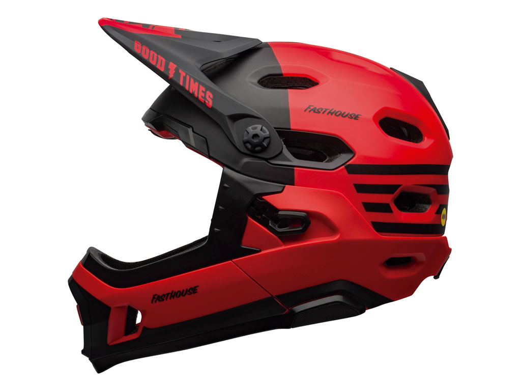 Bell Super Dh Mips 2020 Red/black Fasthouse L Bell Super Dh Mips 2020 Red/black Fasthouse L