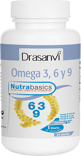Drasanvi Nutbasics Omega 3-6-9 24 perlas Drasanvi Nutbasics Omega 3-6-9 24 perlas