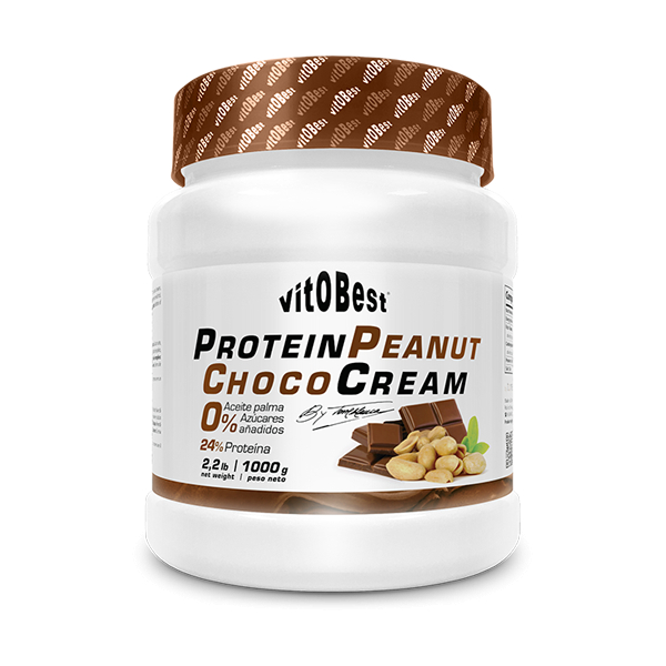 VitOBest Creme de Amendoim com Proteína de Chocolate Torreblanca 1 kg