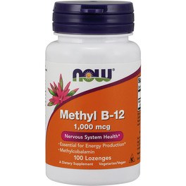 Now Vit B12 Methil (Metilcobalamina) 1000 Mg 100 Tabs